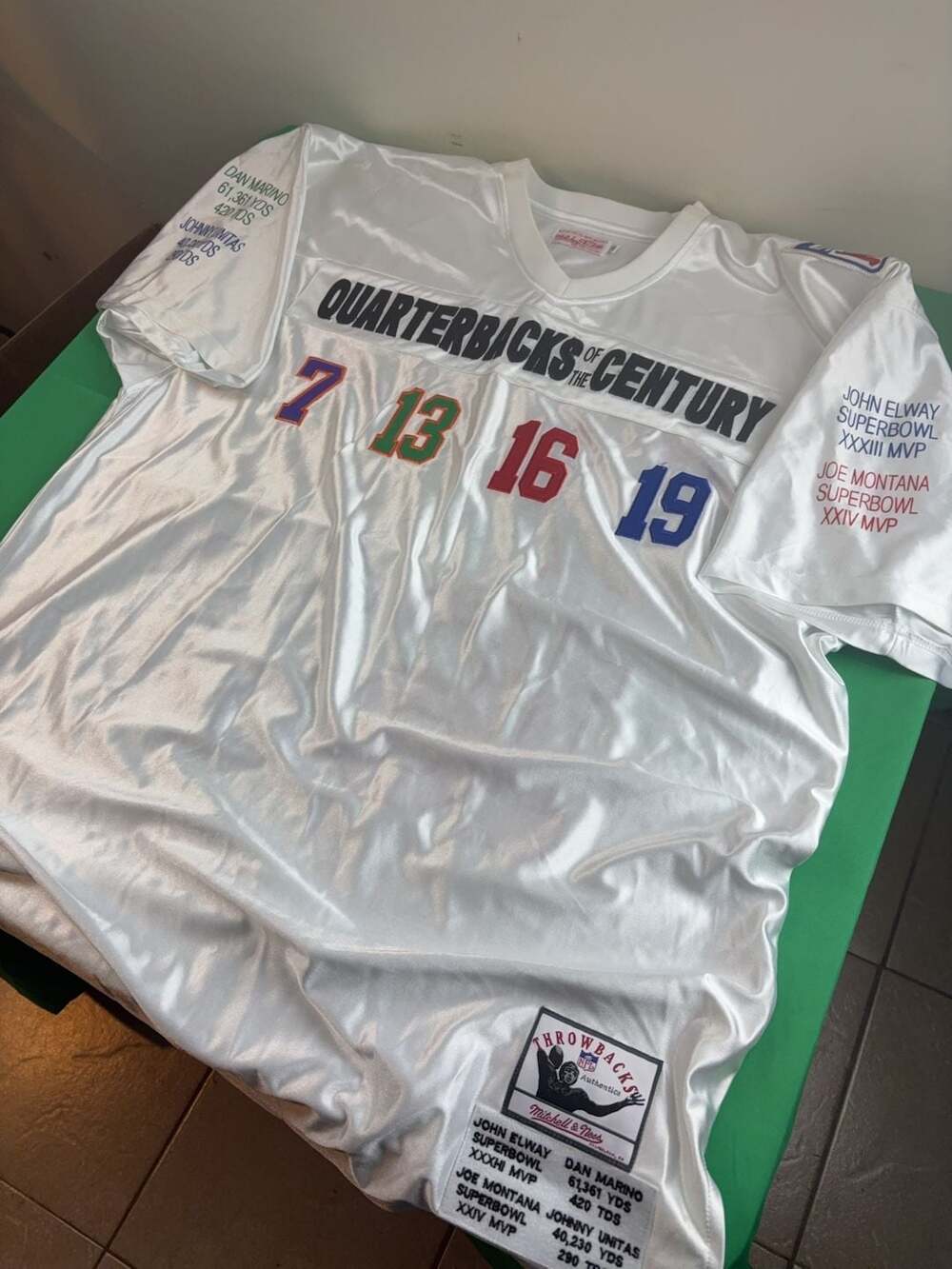 Mitchell & Ness Quarterbacks of the Century Commemorative Jersey
